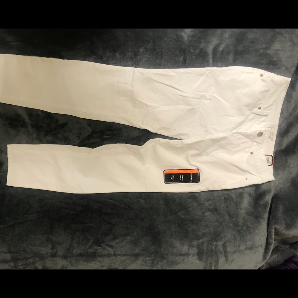 Low Rise White Jeans size 9
